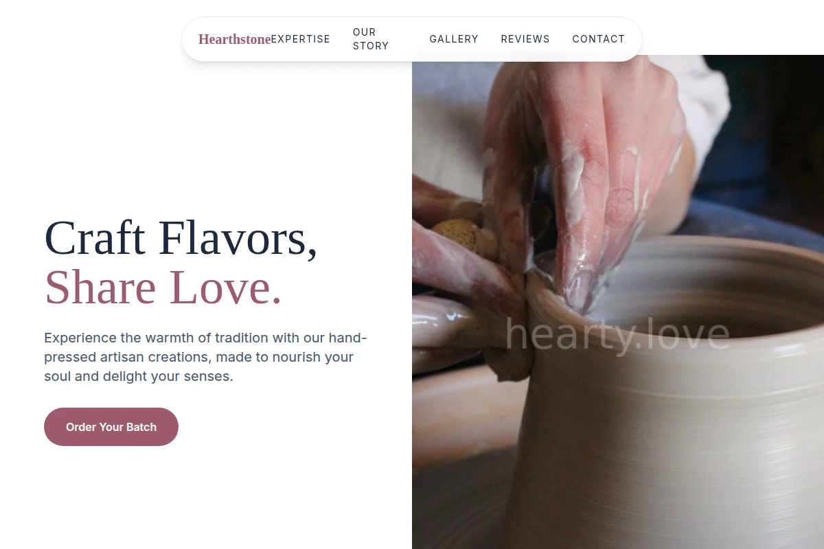 Hand-pressed Artisan